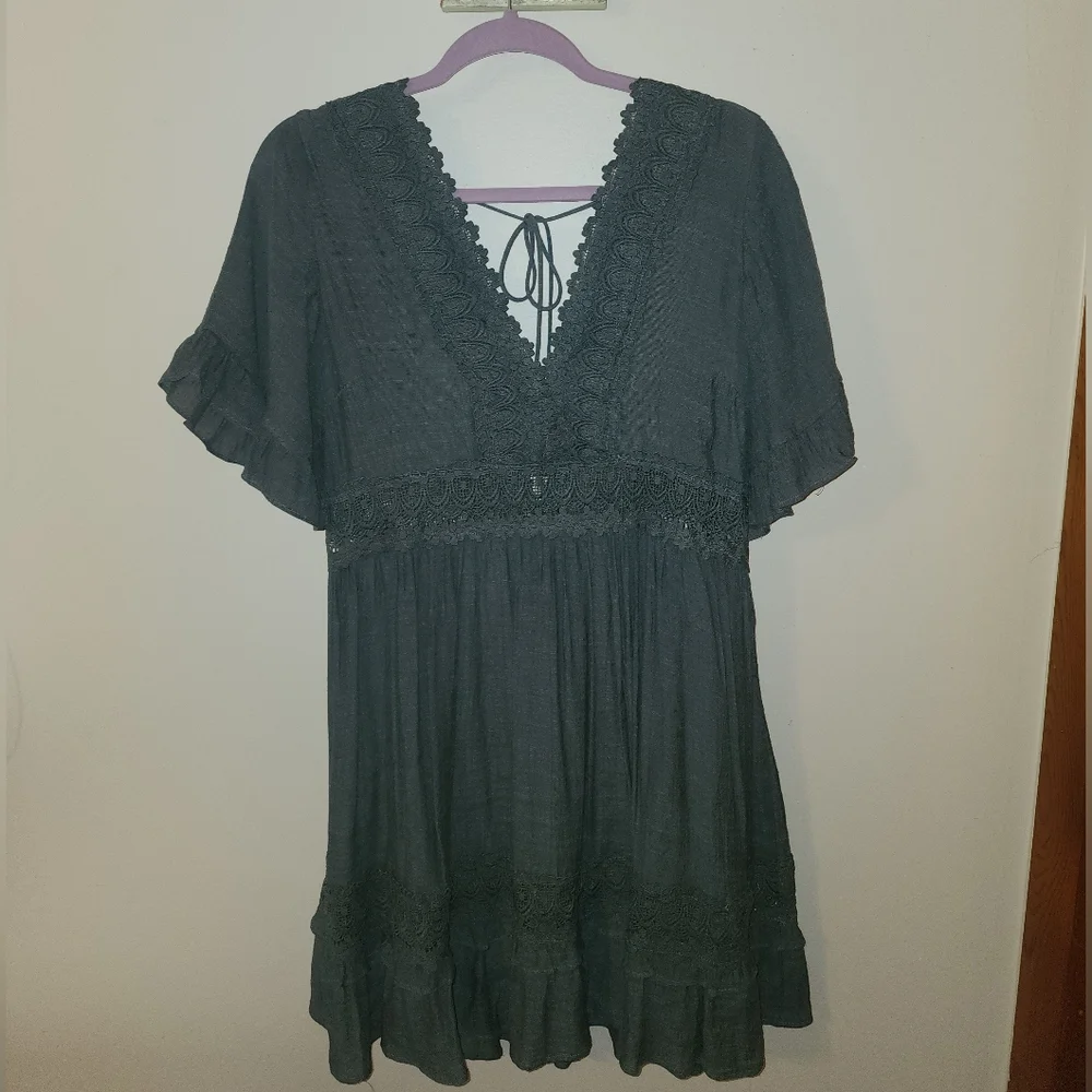 Wishlist Apparel Lace-Trimmed Dress - Picture 3 of 5